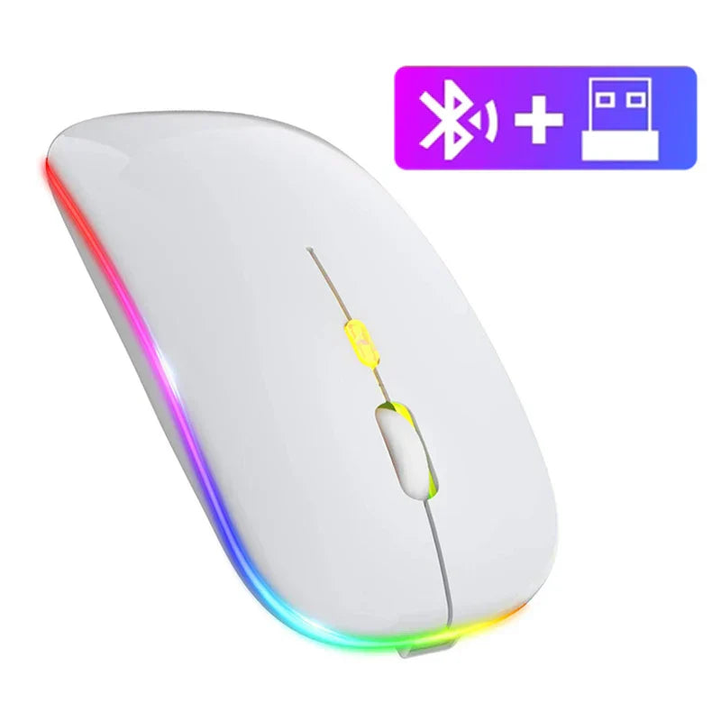Bluetooth Wireless Rechargeable Silent Gaming Mouse