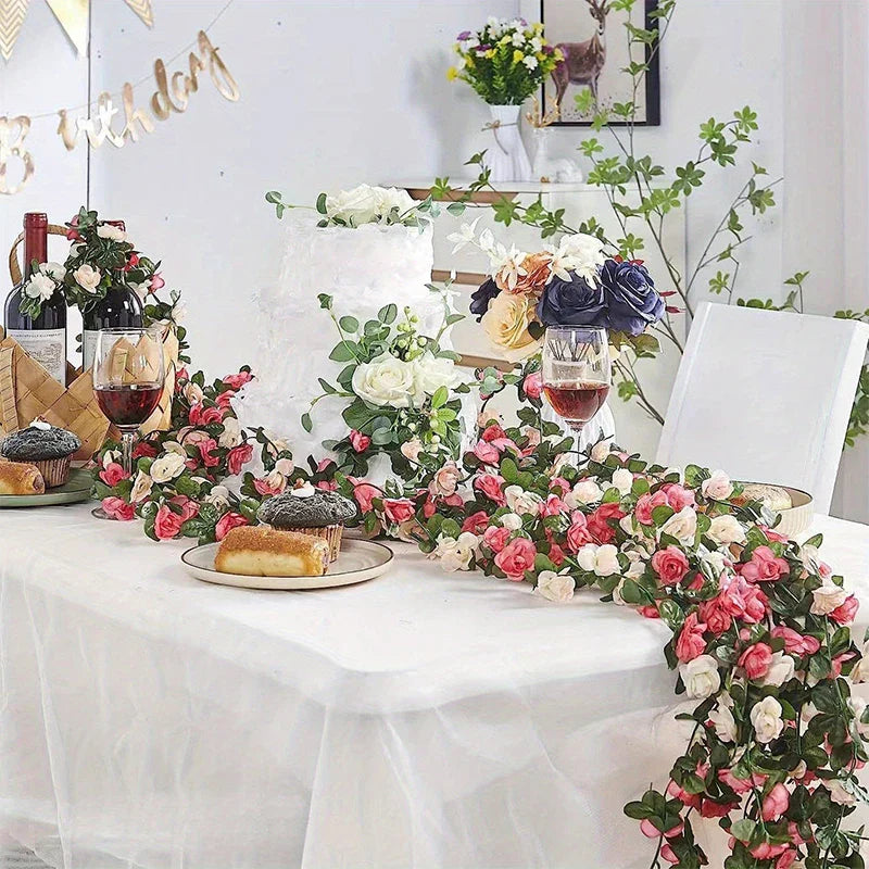 250CM Artificial Rose Vine Decoration