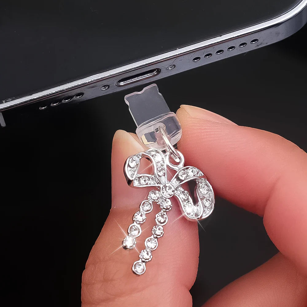 Bowknot Phone Dust Plug Pendant