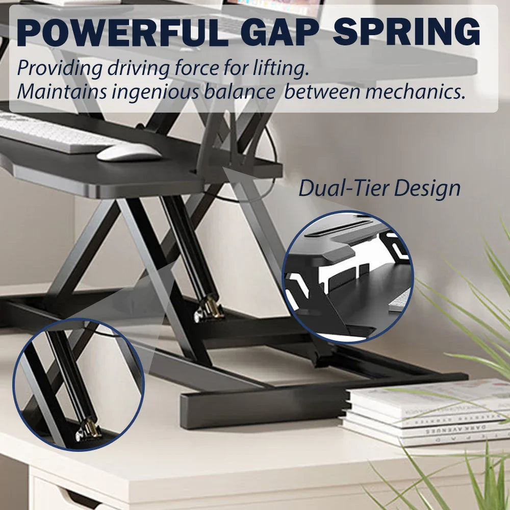 Height Adjustable Desk Converter 32 Inch