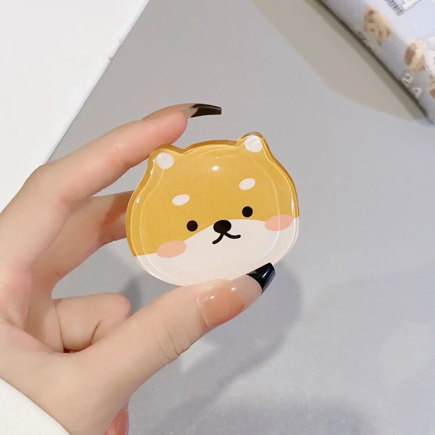 2pcs Cute Dog Phone Ring Holders