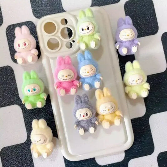 10pcs Mini Labubu Sitting Posture Action Figures