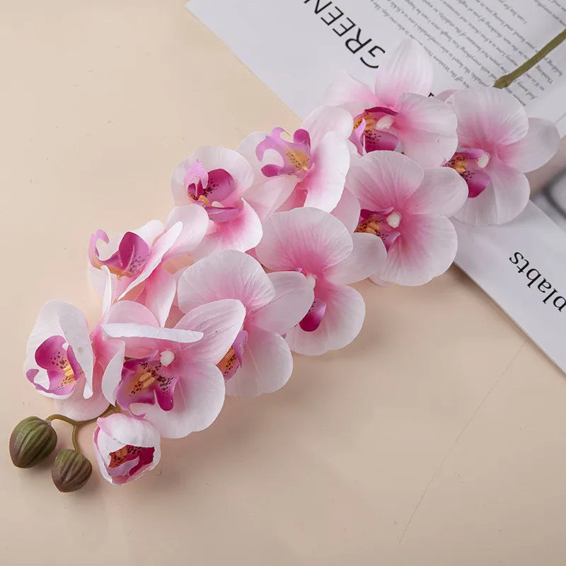 10 Heads 72CM Real Touch Orchid Flowers