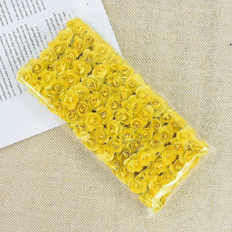 144pcs Mini Paper Rose Bouquet