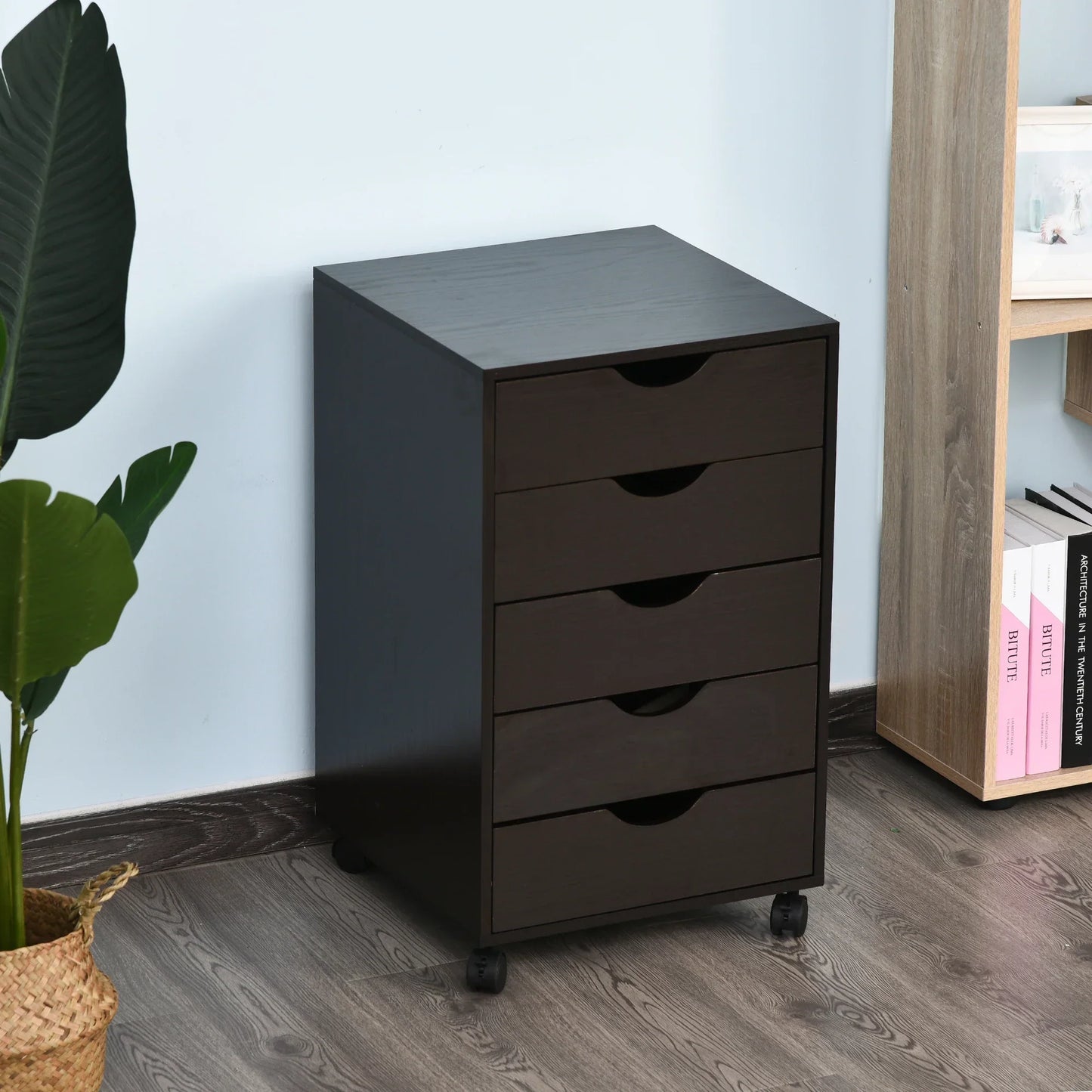 Homcom 5-Drawer File Cabinet