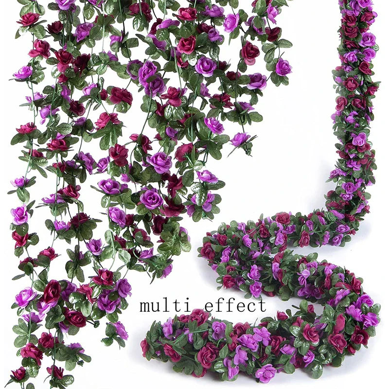 250CM Artificial Rose Vine Decoration