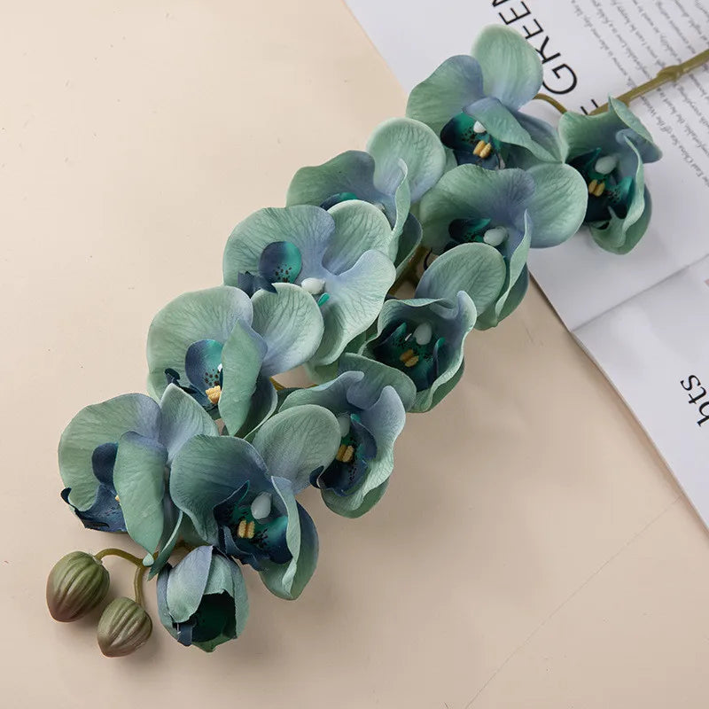 10 Heads 72CM Real Touch Orchid Flowers