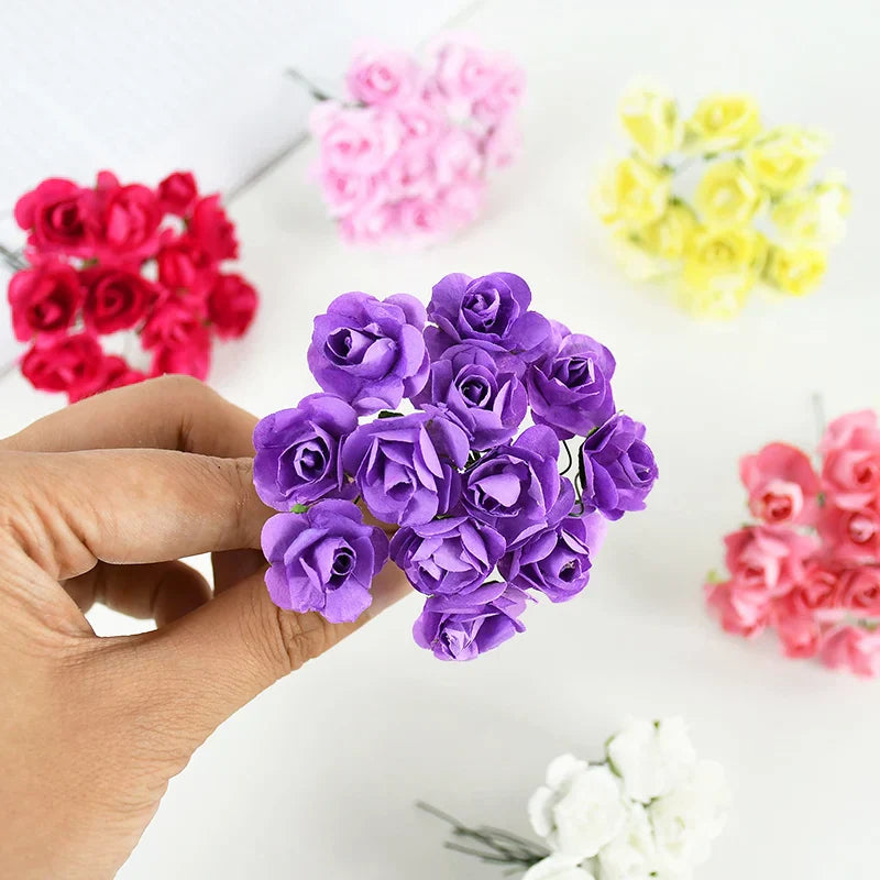 144pcs Mini Paper Rose Bouquet