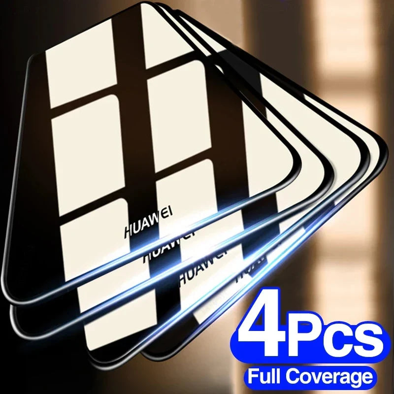 4pcs Tempered Glass for Huawei P/Mate Series
