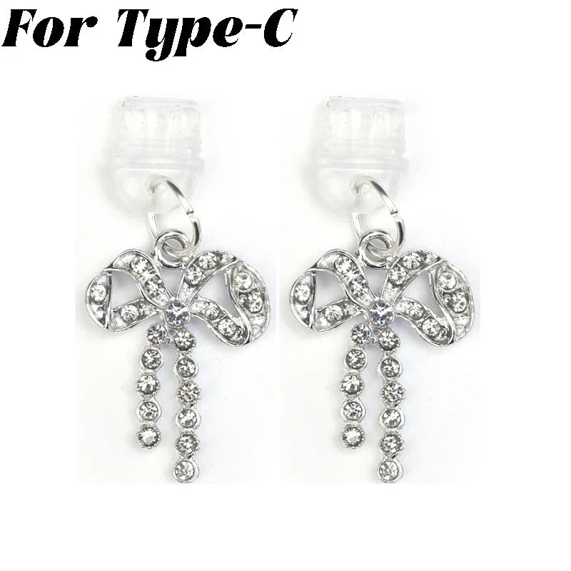 Bowknot Phone Dust Plug Pendant