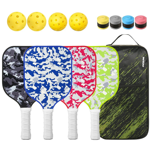 INSUM Fiberglass Pickleball Paddle Set