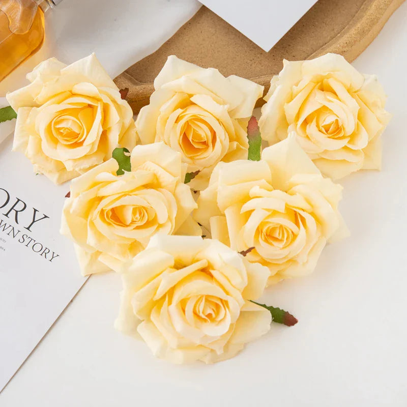 10CM Artificial Rose Heads Bulk