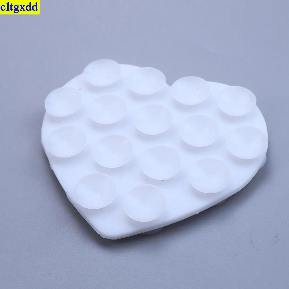 2PCS Heart-Shaped Suction Phone Pads