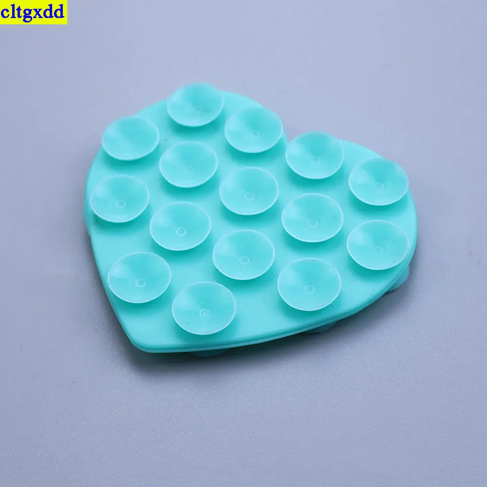 2PCS Heart-Shaped Suction Phone Pads