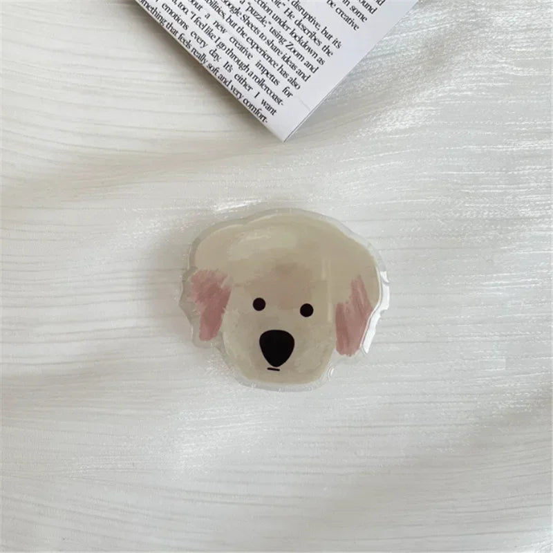 2pcs Cute Dog Phone Ring Holders