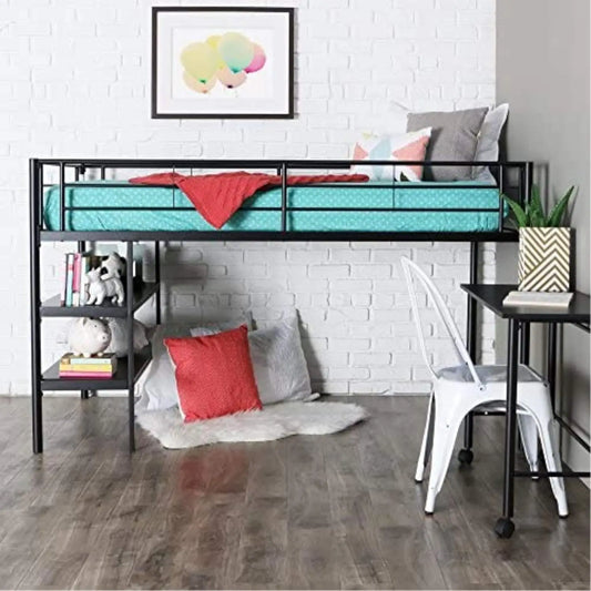 Black Twin Low Loft Bunk