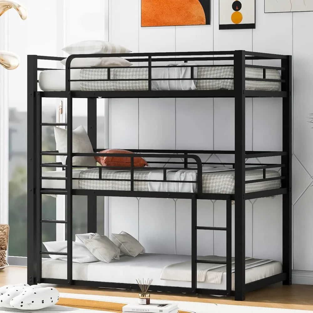 Heavy Duty Triple Twin Bunk Bed