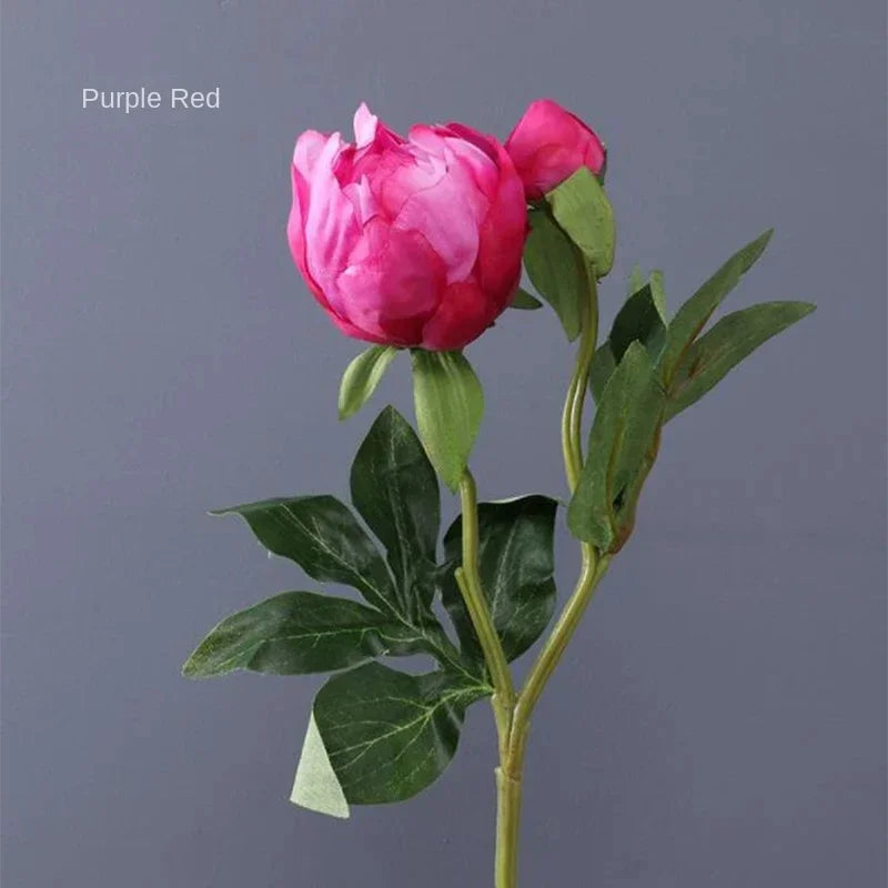 1PC Silk Peony Artificial Flower Bouquet