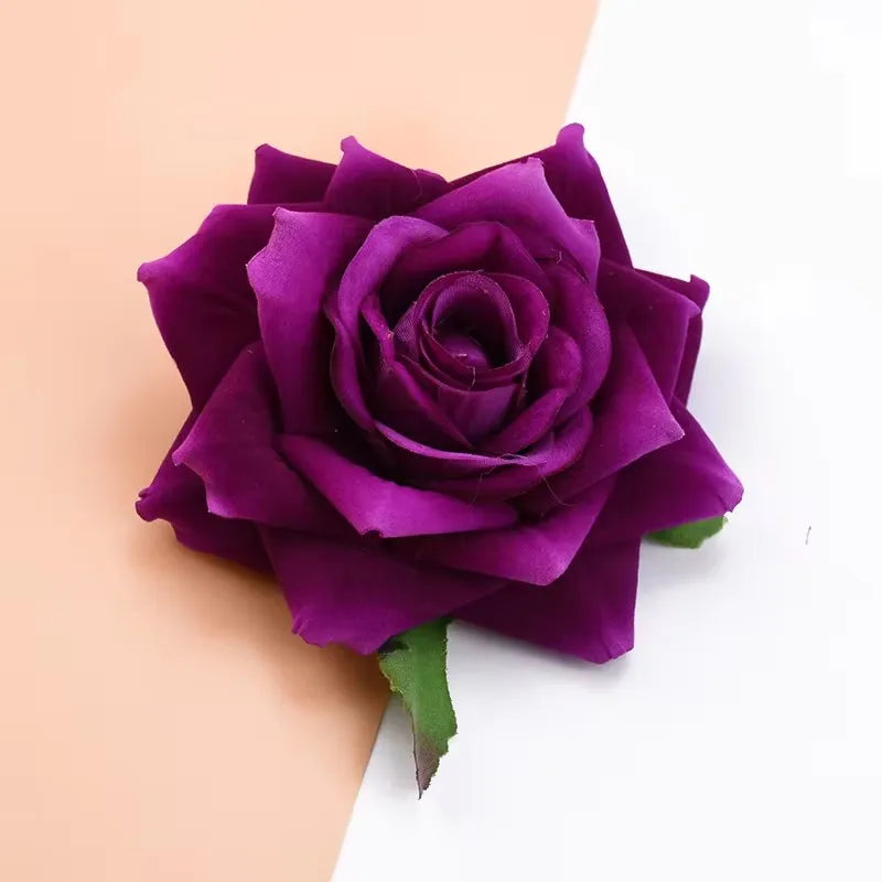10CM Artificial Rose Flowers Heads Decor