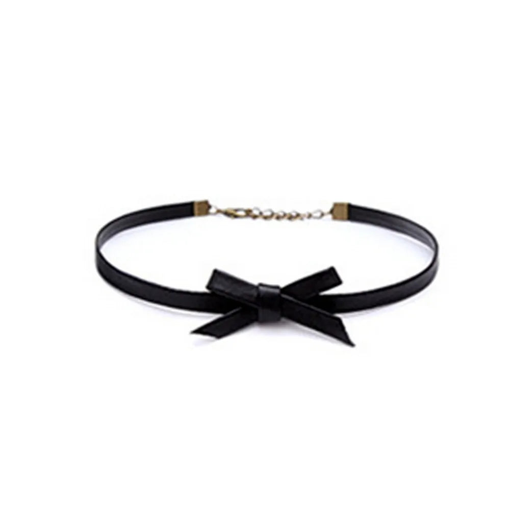 Black lace gothic choker necklace