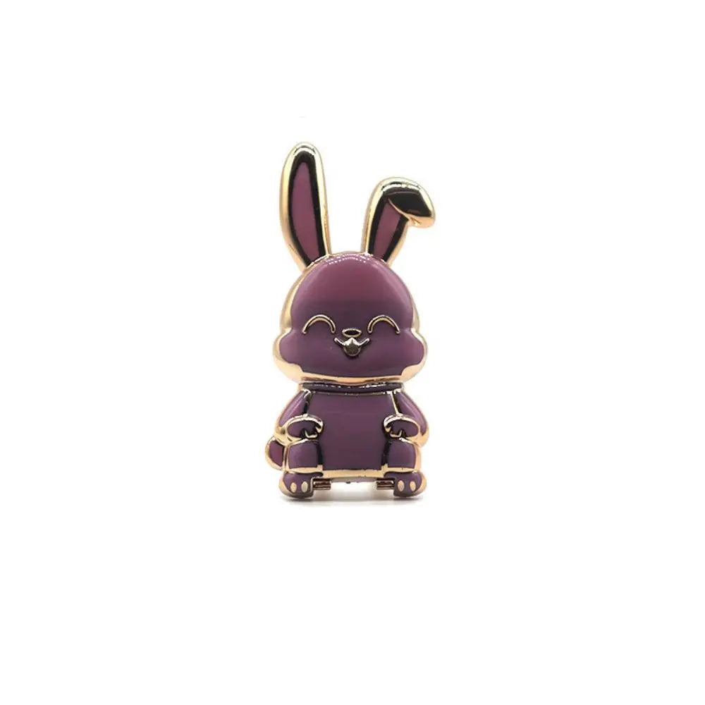 3D Rabbit Ring Buckle Car Phone Stand