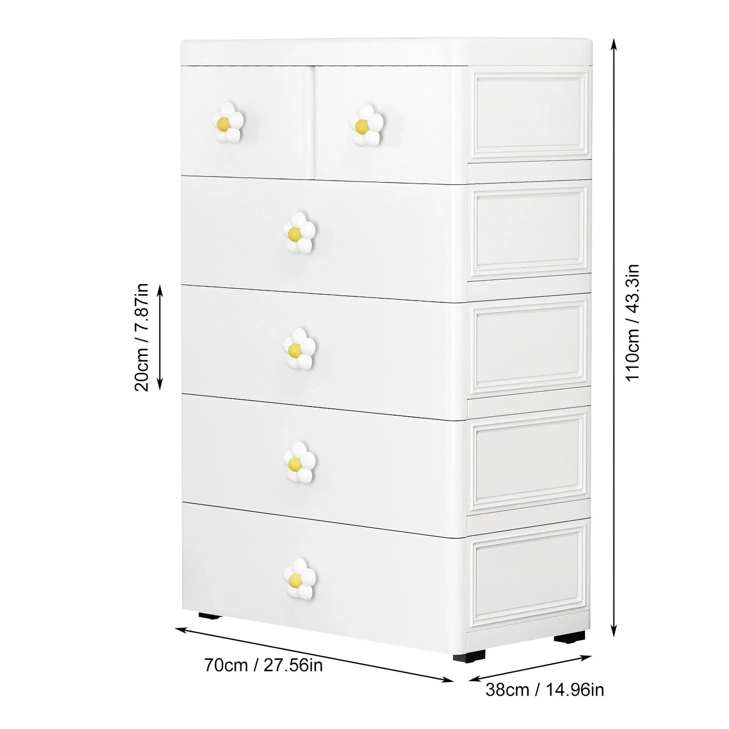 5-Layer Dresser Storage Cabinet