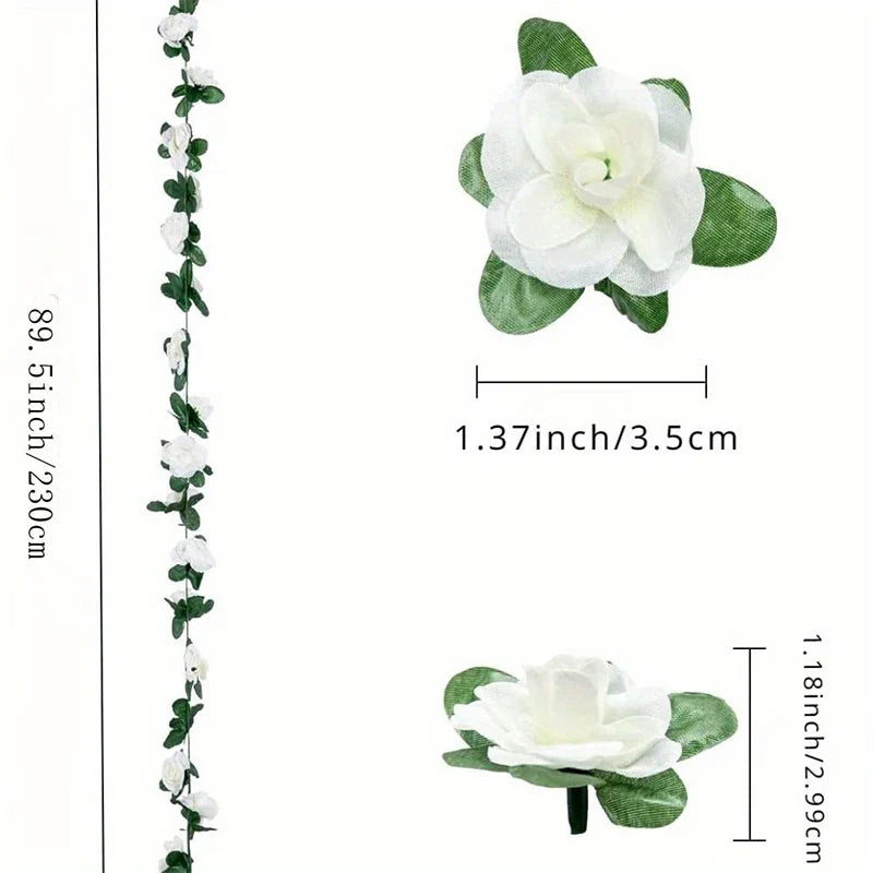 250CM Artificial Rose Vine Decoration