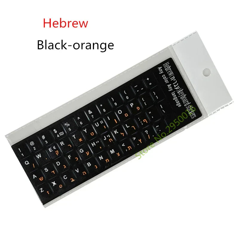 3-in-1 Multilingual Keyboard Stickers