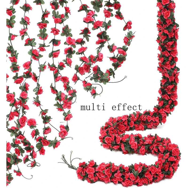 250CM Artificial Rose Vine Decoration