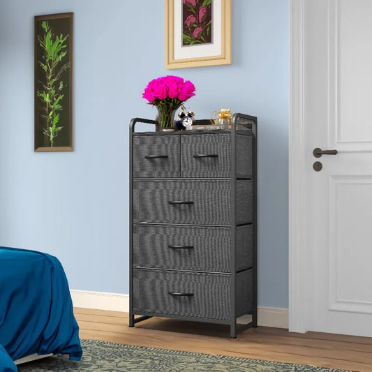 5 Drawer Small Bedroom Dresser