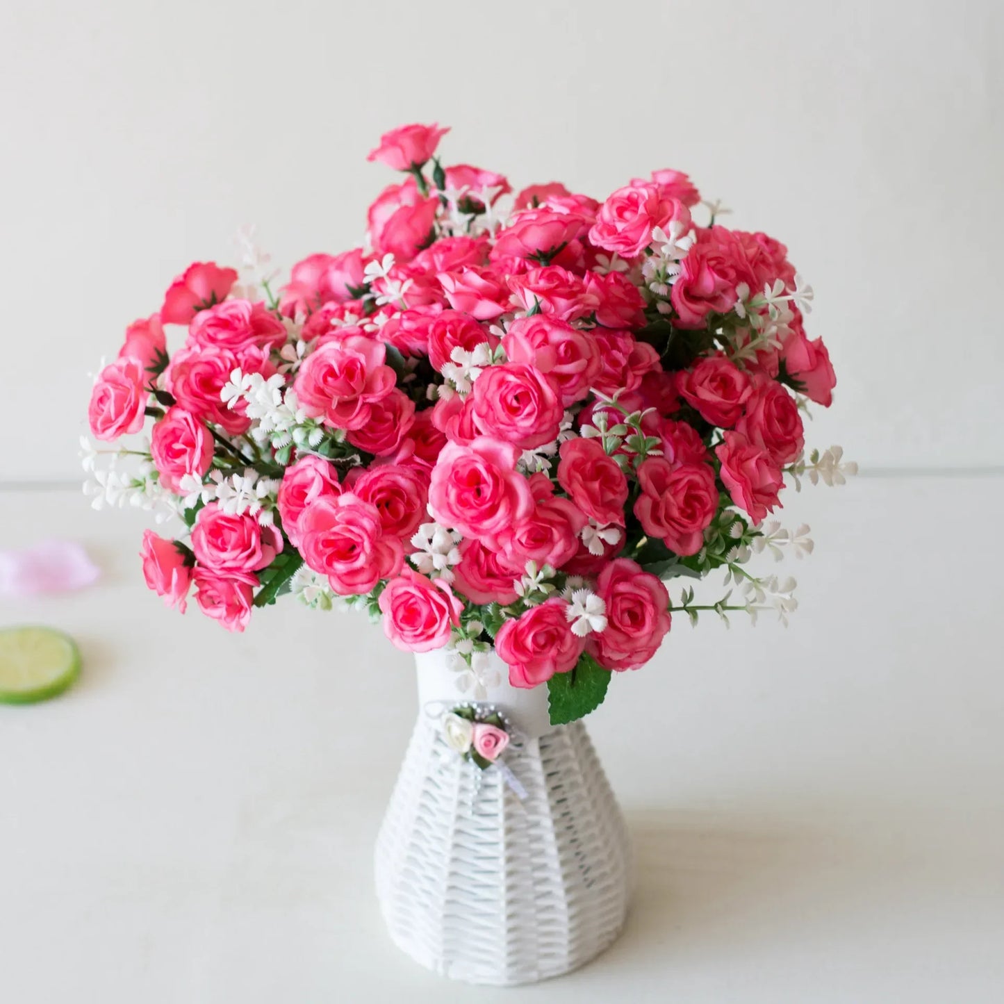 15-Head Artificial Mini Rose Bouquet