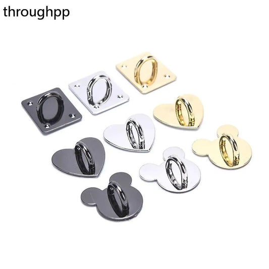 2PCS Metal Phone Grip Keychain Holder
