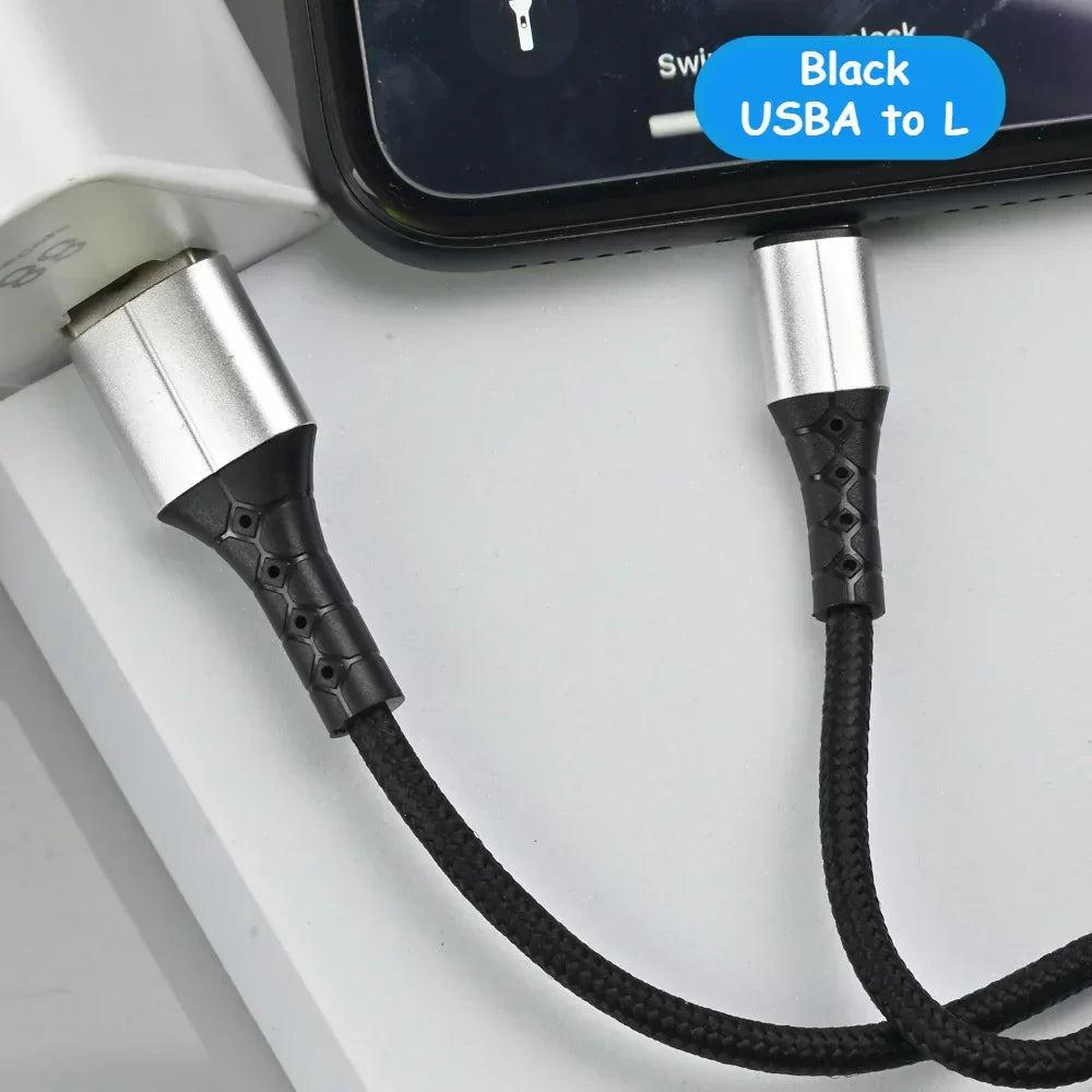 30cm Braided Fast Charging Cable iPhone
