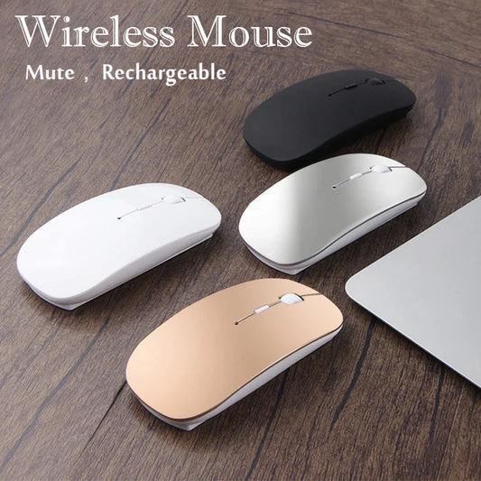 Bluetooth Rechargeable Silent Wireless Mouse