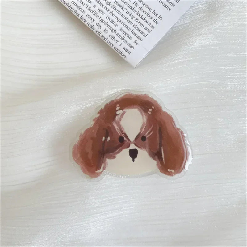 2pcs Cute Dog Phone Ring Holders