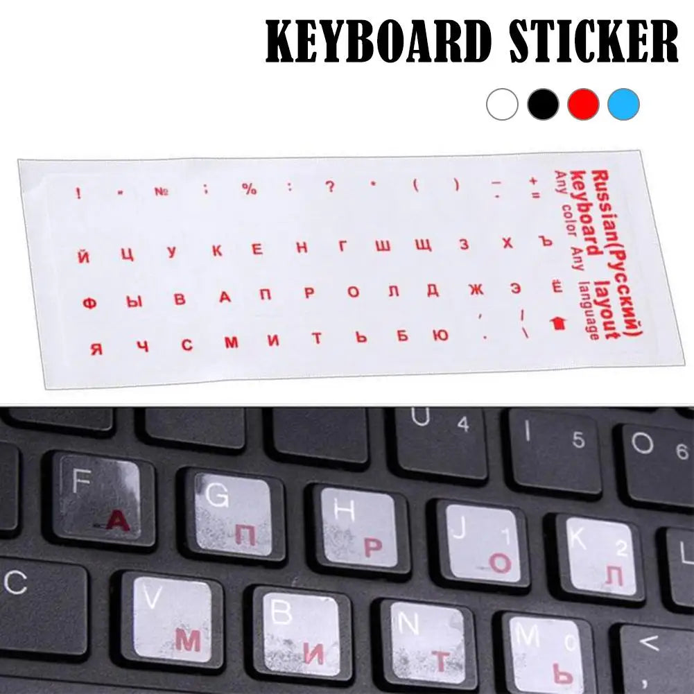 Clear Russian Keyboard Sticker Cover Film