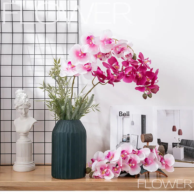 10 Heads 72CM Real Touch Orchid Flowers