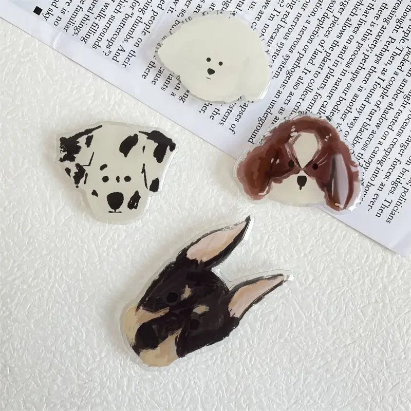 2pcs Cute Dog Phone Ring Holders