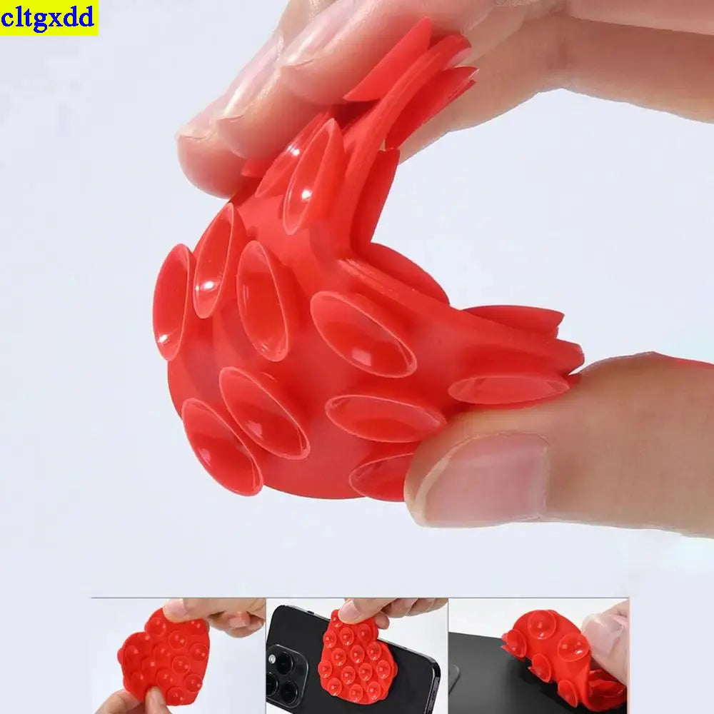 2PCS Heart-Shaped Suction Phone Pads