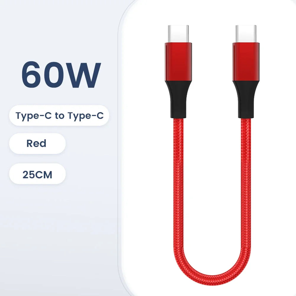 30cm Type-C to USB-C Fast Cable
