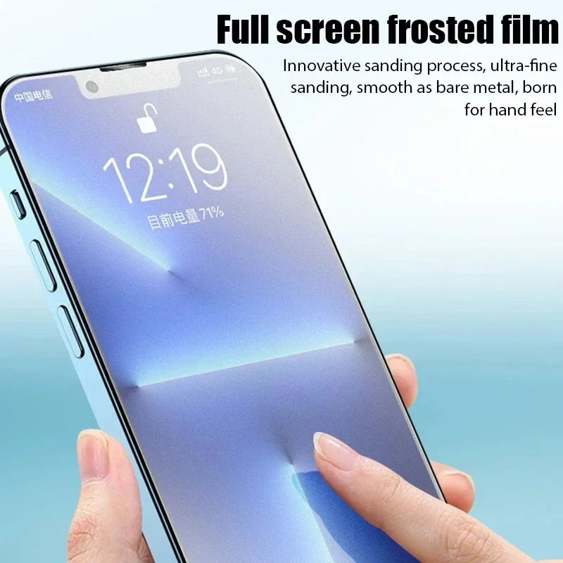 4Pcs Matte iPhone Screen Protector
