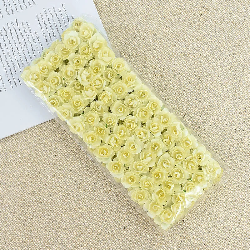 144pcs Mini Paper Rose Bouquet