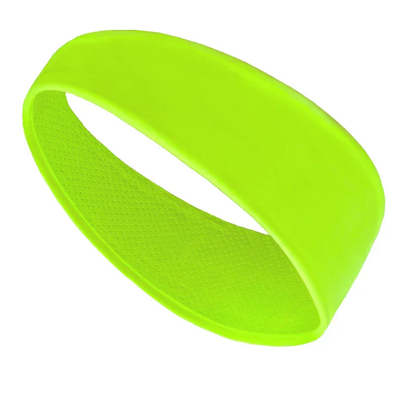 Breathable mesh sports headband elastic