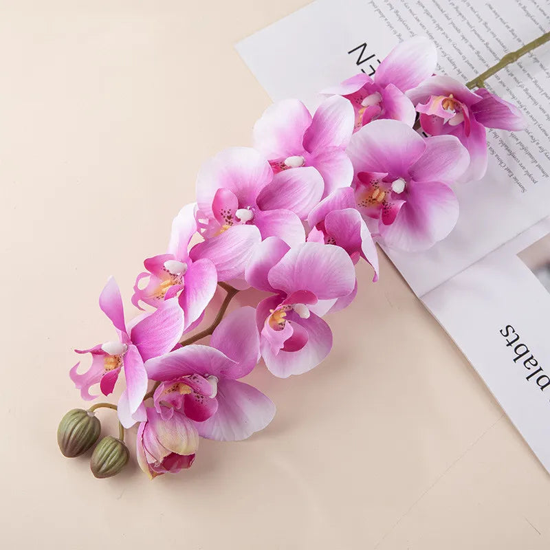 10 Heads 72CM Real Touch Orchid Flowers