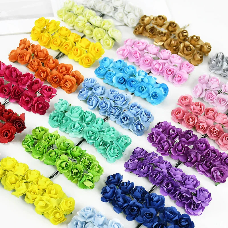 144pcs Mini Paper Rose Bouquet
