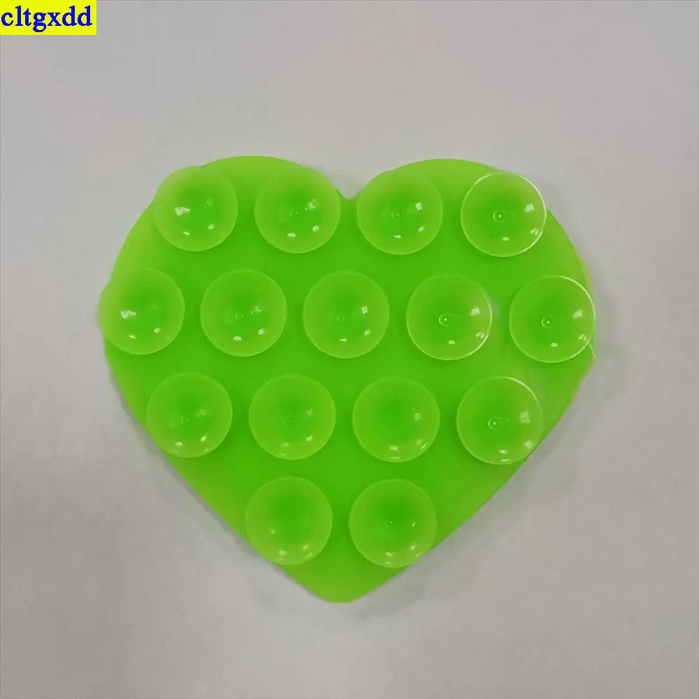 2PCS Heart-Shaped Suction Phone Pads