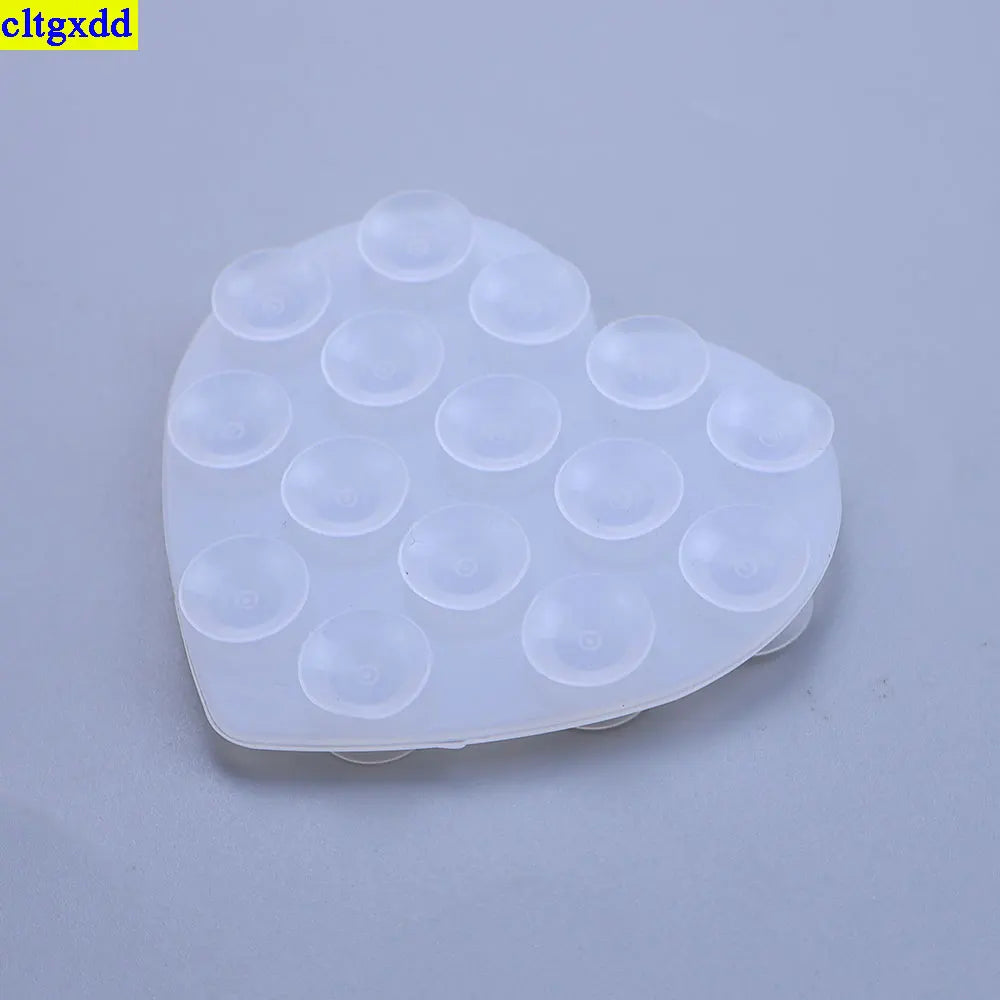 2PCS Heart-Shaped Suction Phone Pads