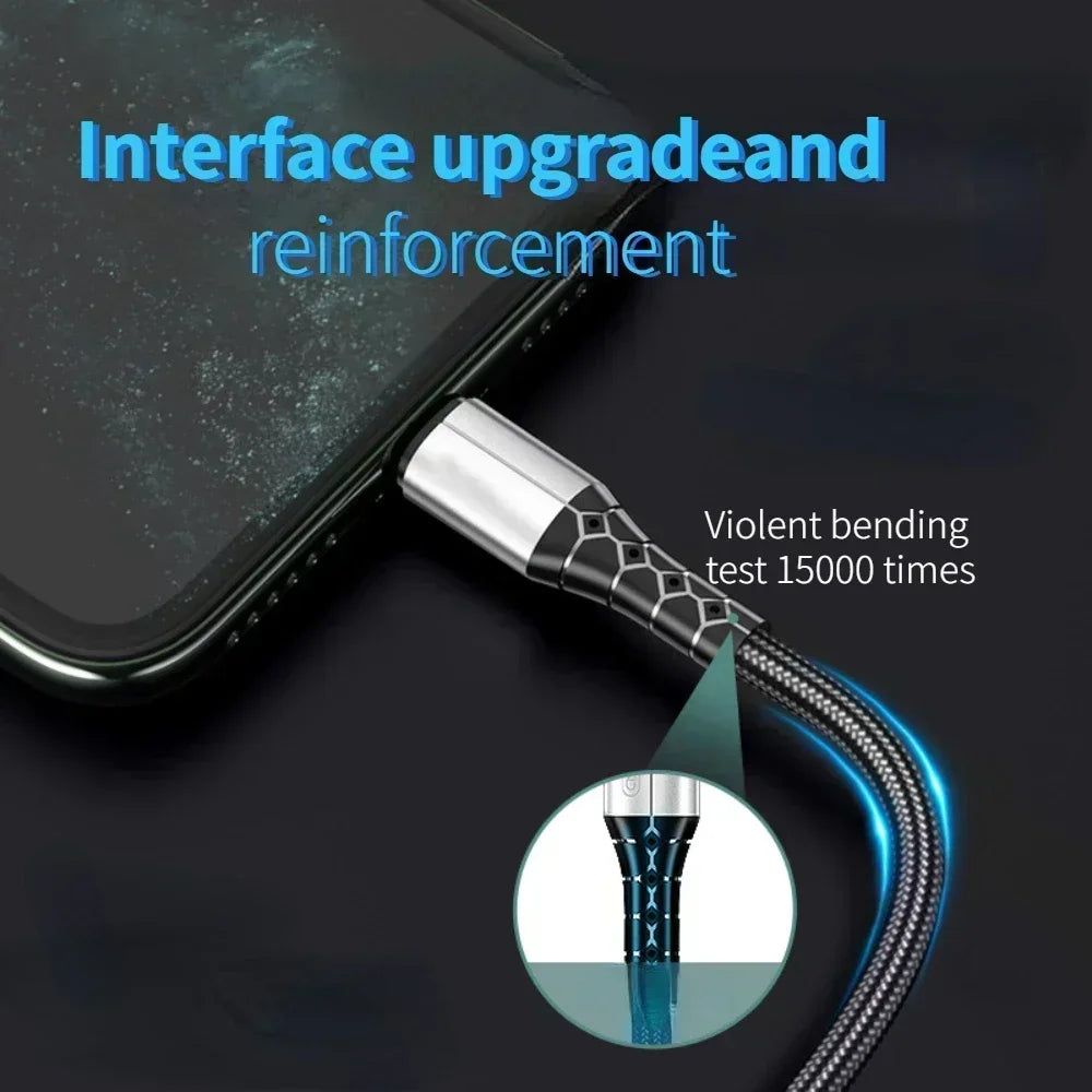 30cm Braided Fast Charging Cable iPhone