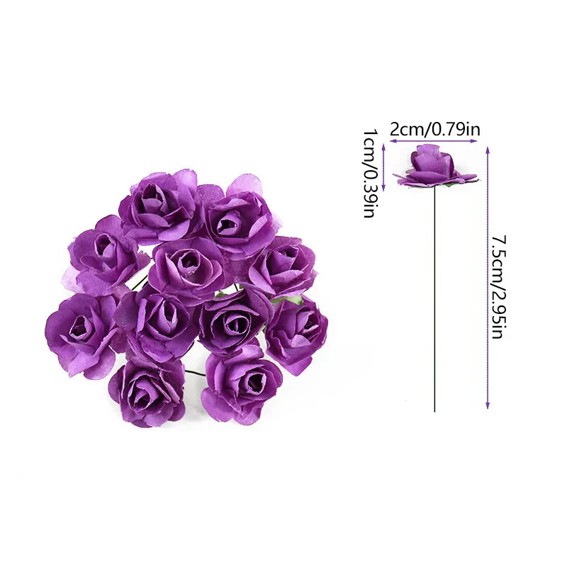 144pcs Mini Paper Rose Bouquet