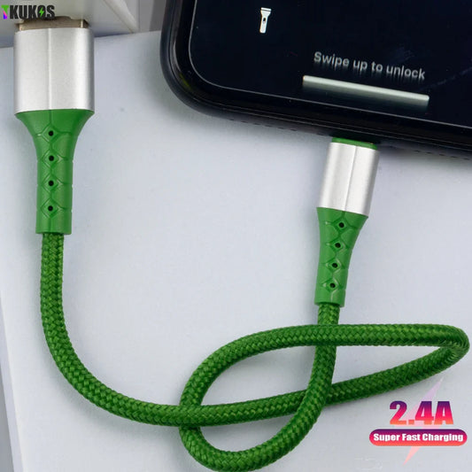 30cm Braided Fast Charging Cable iPhone